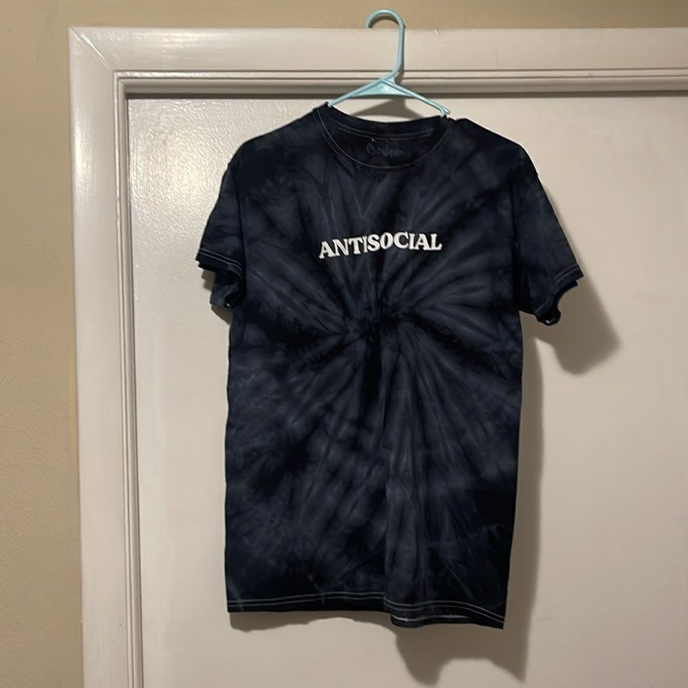 Spencer’s tie-dye antisocial shirt, medium - Picture 2 of 6